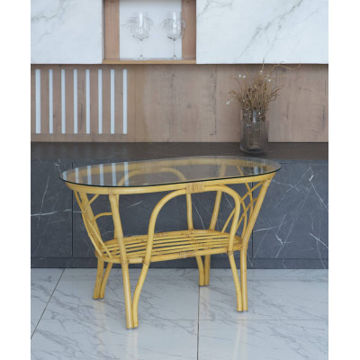 Стол овальный Багама в цвете мёд