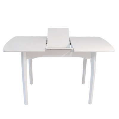 Стол обеденный Модерн-1, квадратный, раздвижной, белый