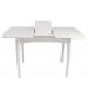 Стол обеденный Модерн-1, квадратный, раздвижной, белый
