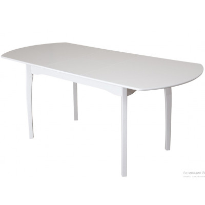 Стол обеденный Модерн-1, квадратный, раздвижной, белый