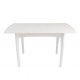 Стол обеденный Модерн-1, квадратный, раздвижной, белый