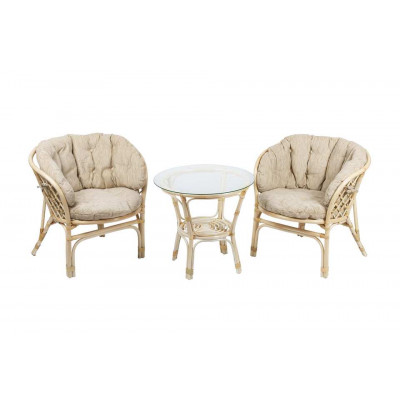 Багама Дуэт с круглым столом (подушки полные светлые)