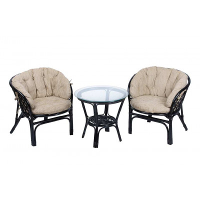 Багама Дуэт с круглым столом (подушки полные светлые)