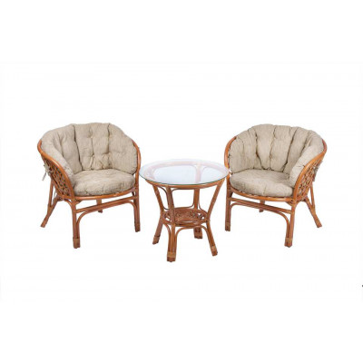 Багама Дуэт с круглым столом (подушки полные светлые)