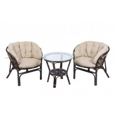 Багама Дуэт с круглым столом (подушки полные светлые)