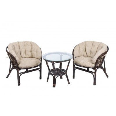 Багама Дуэт с круглым столом (подушки полные светлые)