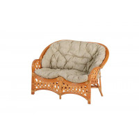 Диван 2-местный Черчилль, подушка светлая