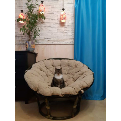 Подушка для кресла Папасан, светлая