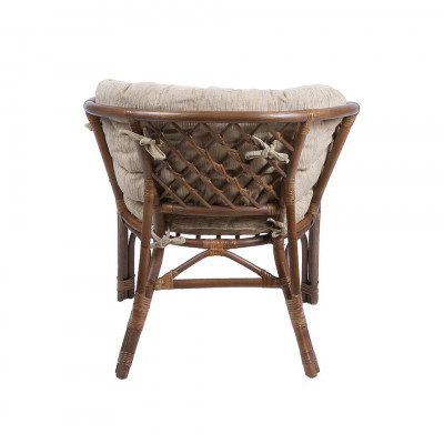 Подушка на кресло Багама, полная бежевая, ткань: шенилл