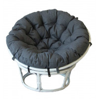 Подушка для кресла Папасан, цвет: серый