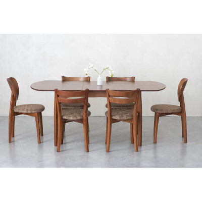 Стол обеденный Модерн-2, раздвижной, миланский орех