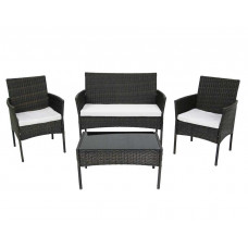 Набор плетеной мебели Доминика (темно-коричневый)