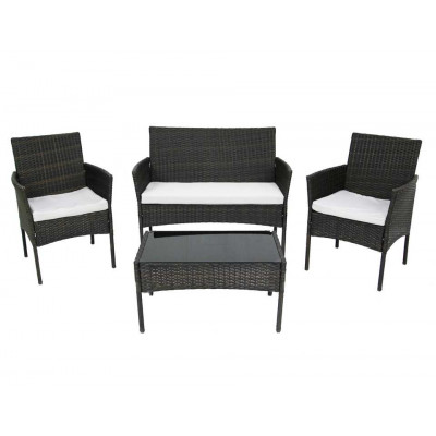 Набор плетеной мебели Доминика (темно-коричневый)