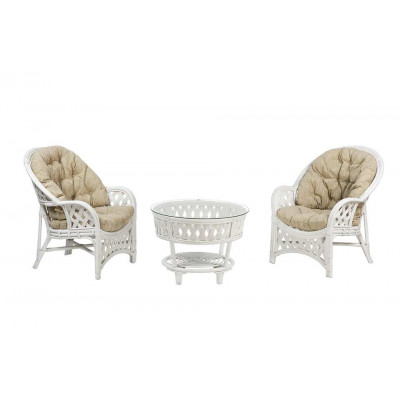 Черчилль Дуэт с круглым столом, подушки светлые