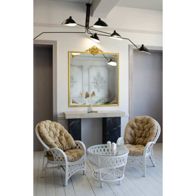 Черчилль Дуэт с круглым столом, подушки светлые