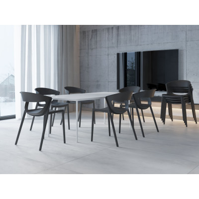 Комплект мебели для дачи и кафе из полипропилена