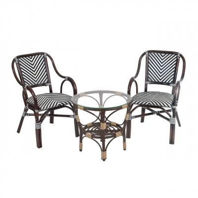 Кресло Гент из комбинированного ротанга