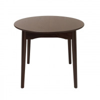 Обеденный стол Модерн, круглый, раздвижной (коричневый)