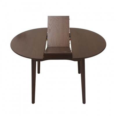 Обеденный стол Модерн, круглый, раздвижной (коричневый)
