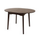 Обеденный стол Модерн, круглый, раздвижной (коричневый)