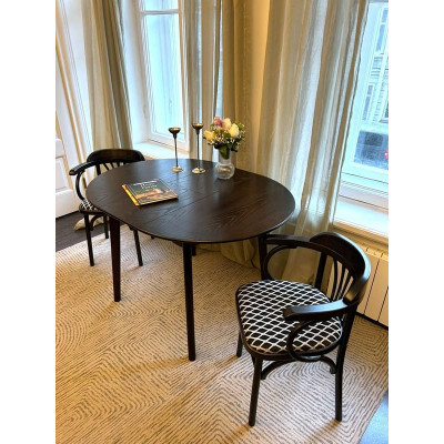 Обеденный стол Модерн, круглый, раздвижной (коричневый)