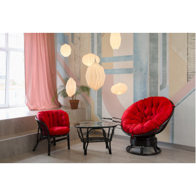 Багама Дуэт с красными подушками (стол овальный)