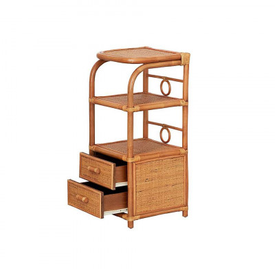 Комод из ротанга с двумя ящиками