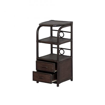 Комод из ротанга с двумя ящиками