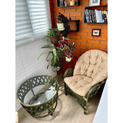 Кресло Черчилль (Рузвельт), подушка светлая