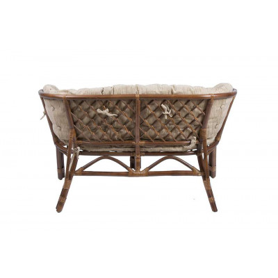 Подушка на диван Багама, полная бежевая, ткань шенилл