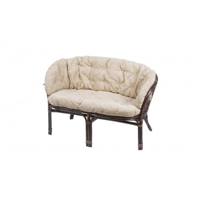 Подушка на диван Багама, полная бежевая, ткань шенилл