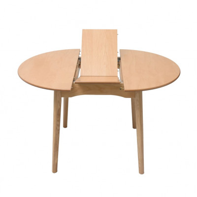 Обеденный стол Модерн, круглый, раздвижной (светлый бук)