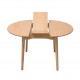 Обеденный стол Модерн, круглый, раздвижной (светлый бук)