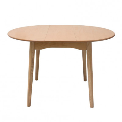 Обеденный стол Модерн, круглый, раздвижной (светлый бук)
