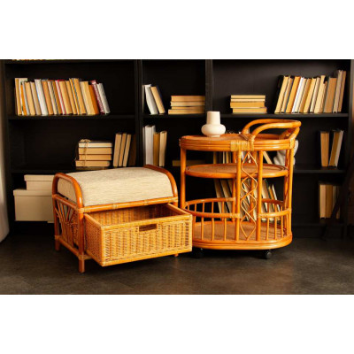 Пуф с выдвижным ящиком