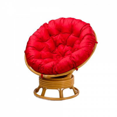 Вращающееся кресло Папасан в цвете мёд