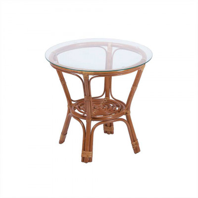 Стол из натурального ротанга Багама, круглый