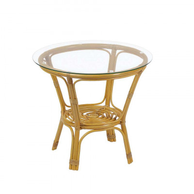 Стол из натурального ротанга Багама, круглый