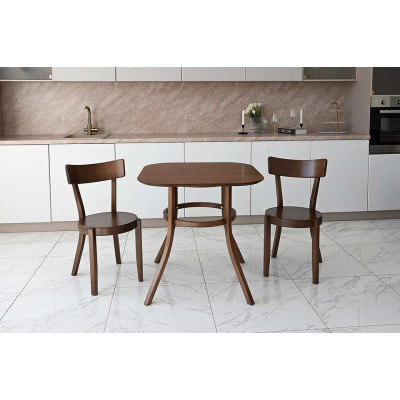 Стол венский Сатурн, квадратный, светлый орех