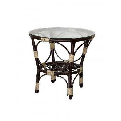 Комплект Багама с диваном и бежевыми подушками (искусственный ротанг)