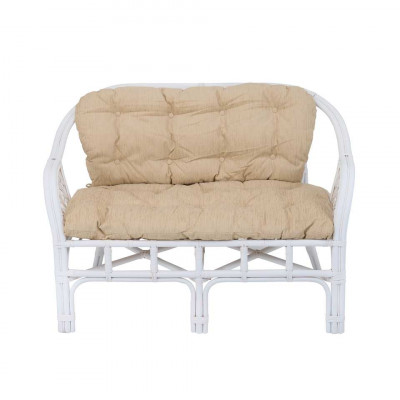 Диван 2-местный из натурального ротанга Маркос