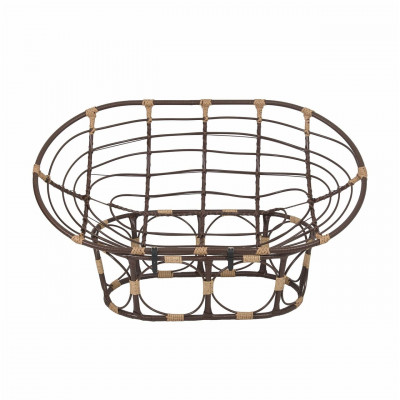 Диван для сада Мамасан с бежевой подушкой