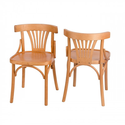 Венский стул твердый, коньячный