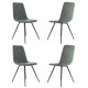 Стул для кухни Бюрократ KF-9_4комплект 4шт серый Alfa 44