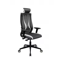Кресло SynchroSit 10 B2-170D - T+UMF(SY271)+Extra /Kb38/Wh09/D03P/H13mL-Pf-2D(M24.B11.G19.W31) (Черн-Белый)