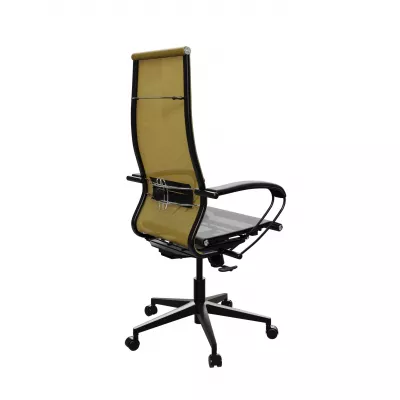 Кресло ErgoLife Set 7/подл.130/осн.Synchro 002 (Золотой ротанг-Черный 220.12.1.3A3)