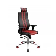 Кресло SynchroSit 10 B2-187D - Extra /Kb40/Wh40/D02P/H13mL-G-1DF(M18.B23.G18.W32) (Черный-Красный)