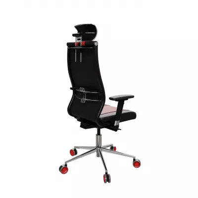 Кресло SynchroSit 10 B2-187D - Extra /Kb40/Wh40/D03P/H13mL-G-2D(M24.B23.G18.W32) (Черный-Красный)