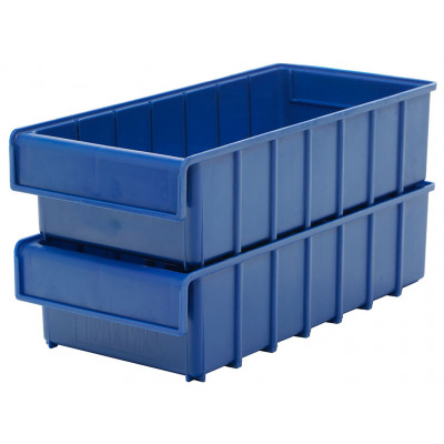 Ящик пластиковый Практик 400x185x100 синий