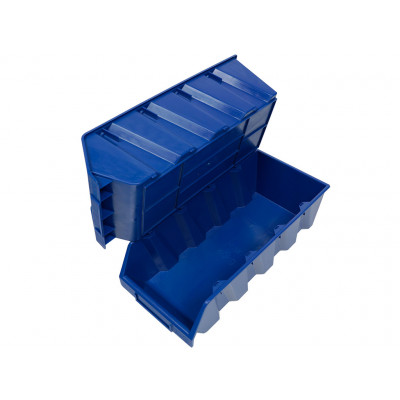Ящик пластиковый Практик 500x230x150 синий